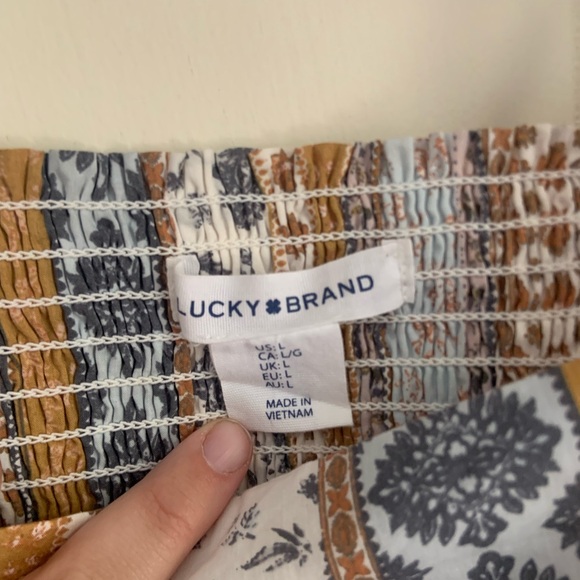 Lucky Brand Patterned Tiered Midi Sundress - Picture 4 of 8